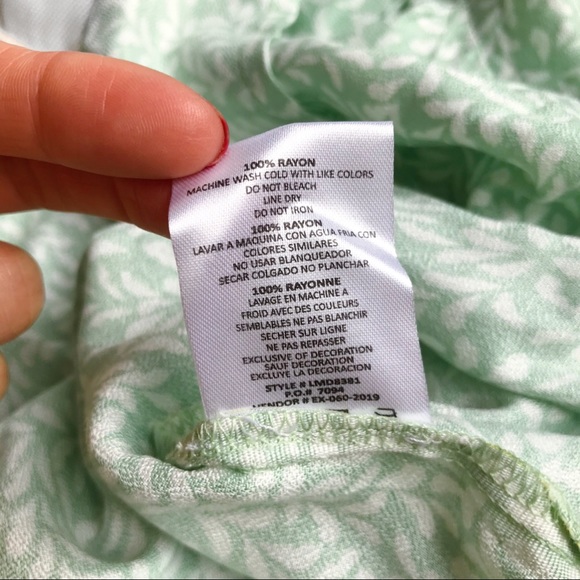 🌿 TALL KIWI & PUNCH MINT LEAF HIGH-LOW MAXI DRESS - Picture 10 of 13